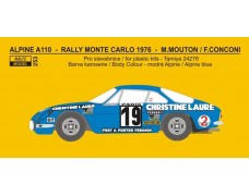 Transkit – Alpine A 110 - Rallye Monte Carlo 1976 - Mouton / Conconi